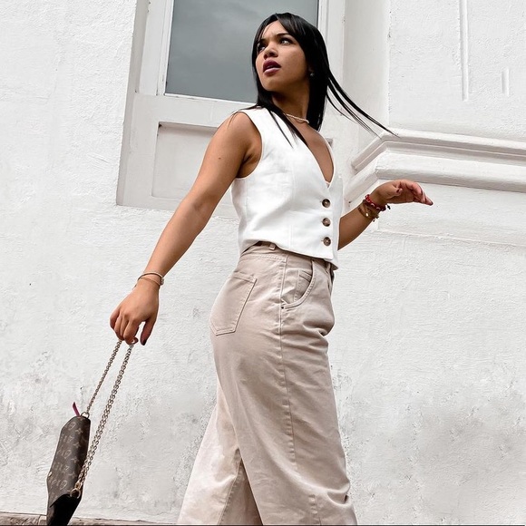 NWT Zara linen blend vest - Picture 10 of 14